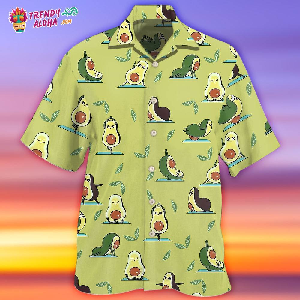 Avocado Plays With Happy Avocado So Cute Hawaiian Shirt – Trendy Aloha