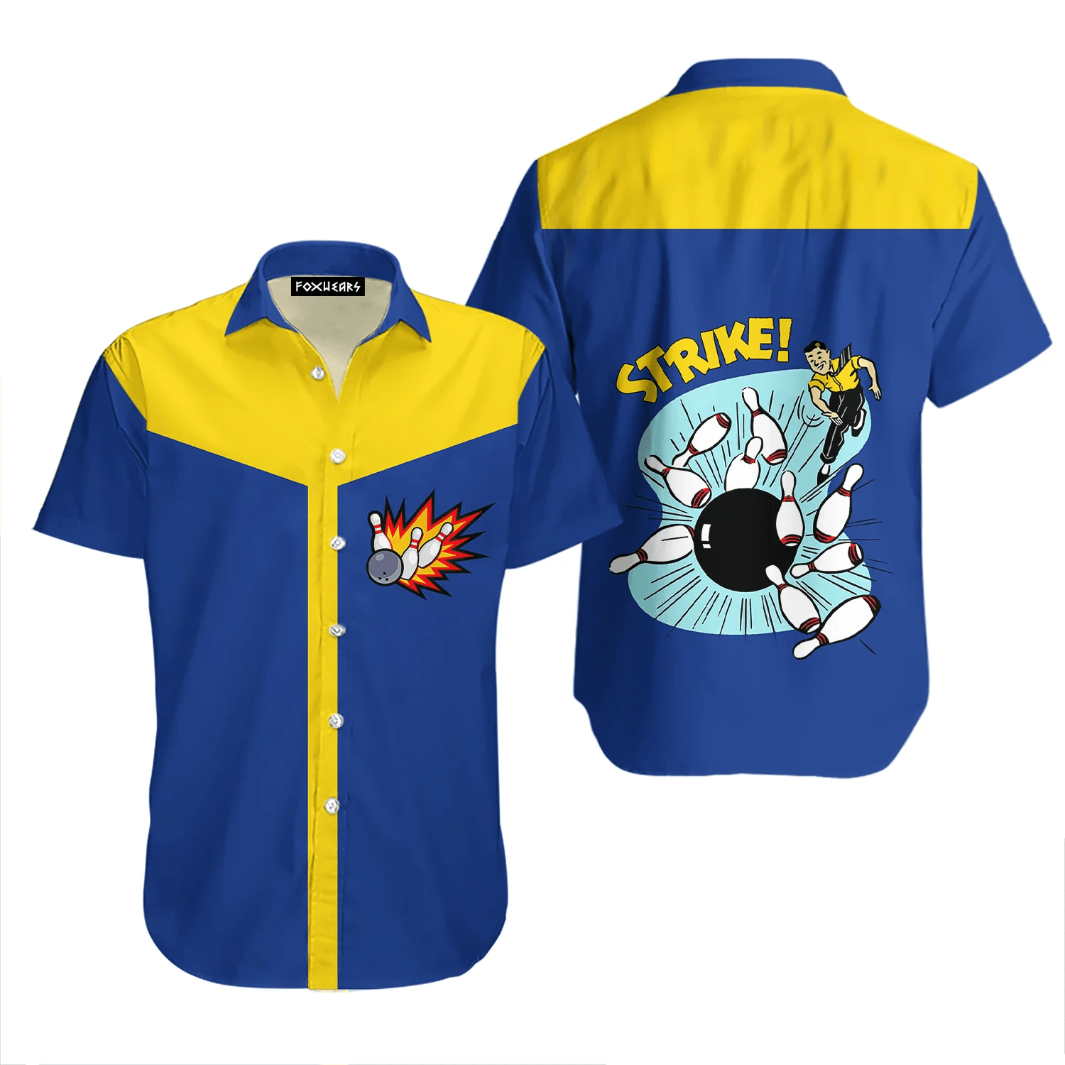 Awesome Bowling Ball Skull Trendy Hawaiian Shirt Awesome Bowling Ball Skull Trendy Hawaiian Shirt