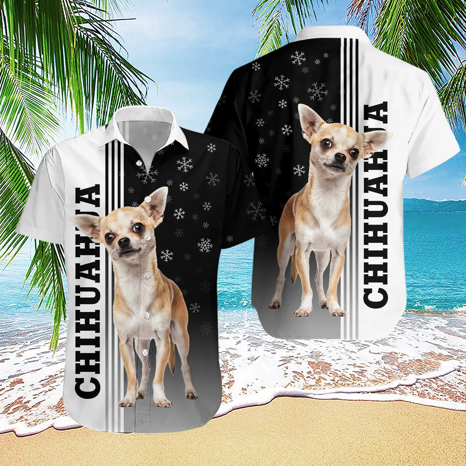 Awesome Chihuahua Dog Trendy Hawaiian Shirt