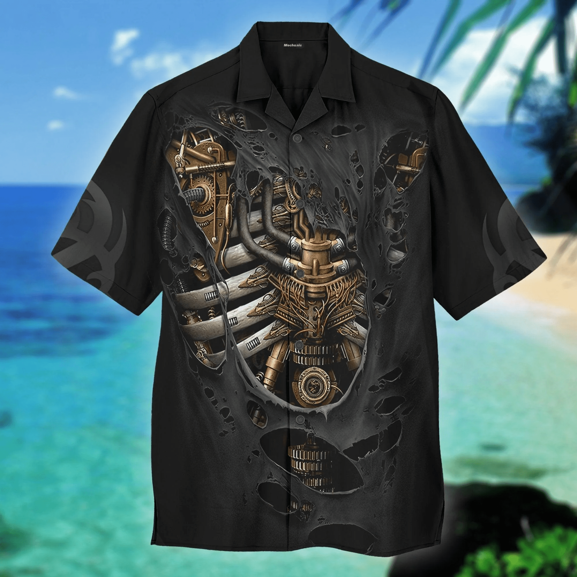 Awesome Mechanic Inside Body Hawaiian Shirt