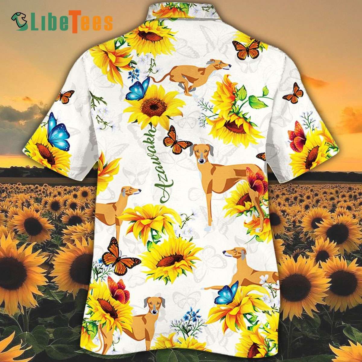 Azawakh Dog Lovers Sunflower Hawaiian Ideal Gift Shirt