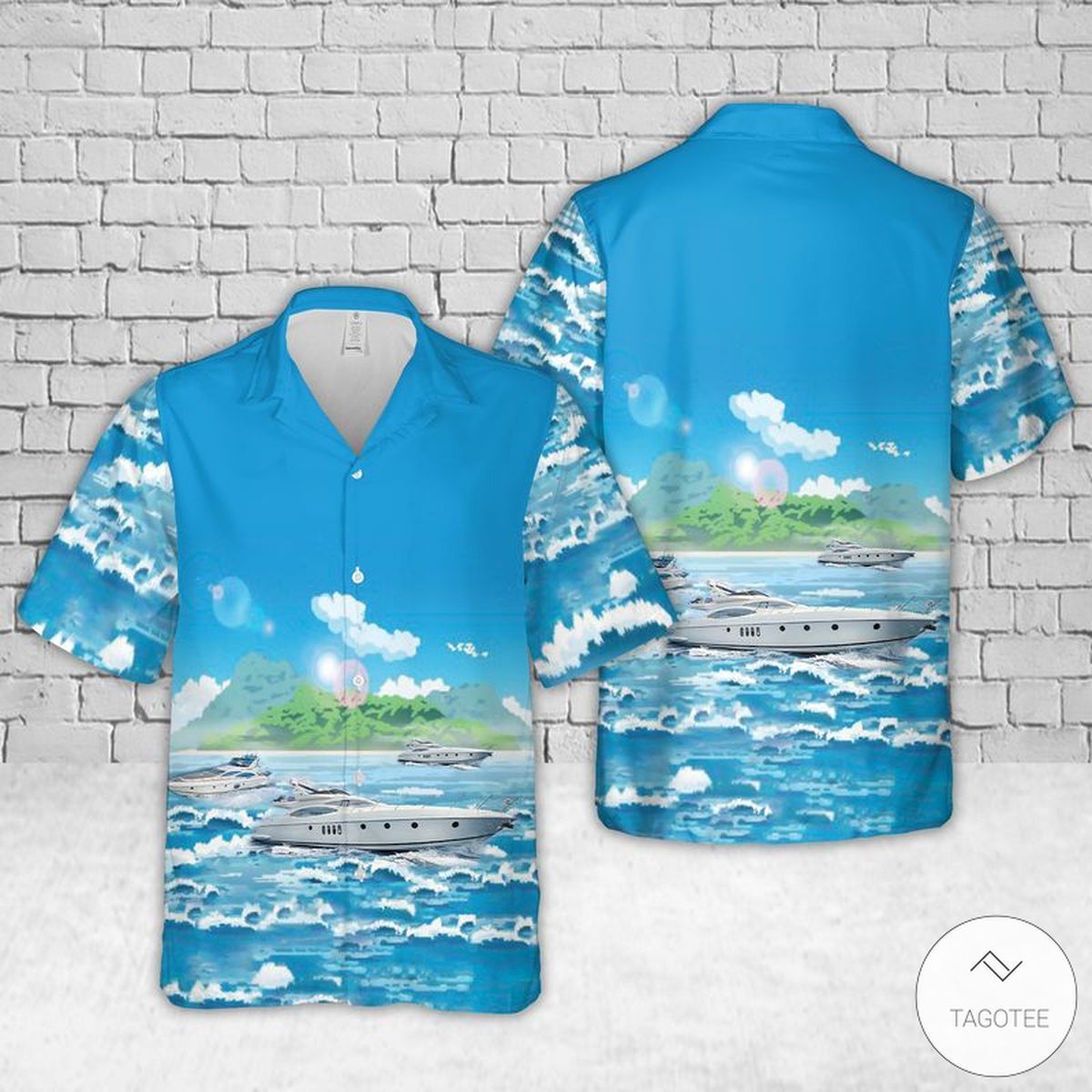 Azimut Yacht Design Hawaiian Shirt Exclusive Style