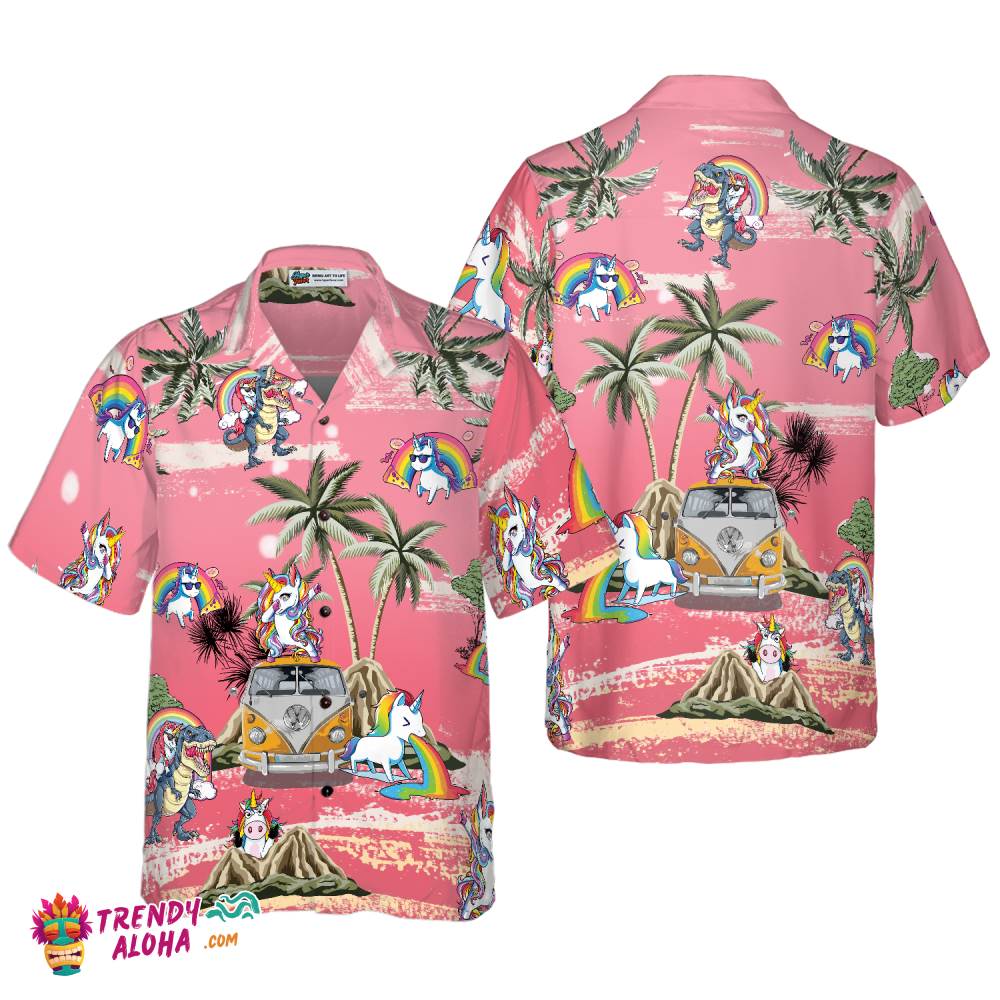 Baby Unicorn Summer Time V2 Unicorn Hawaiian Shirt, Stylish Unicorn Shirts For Men And Women