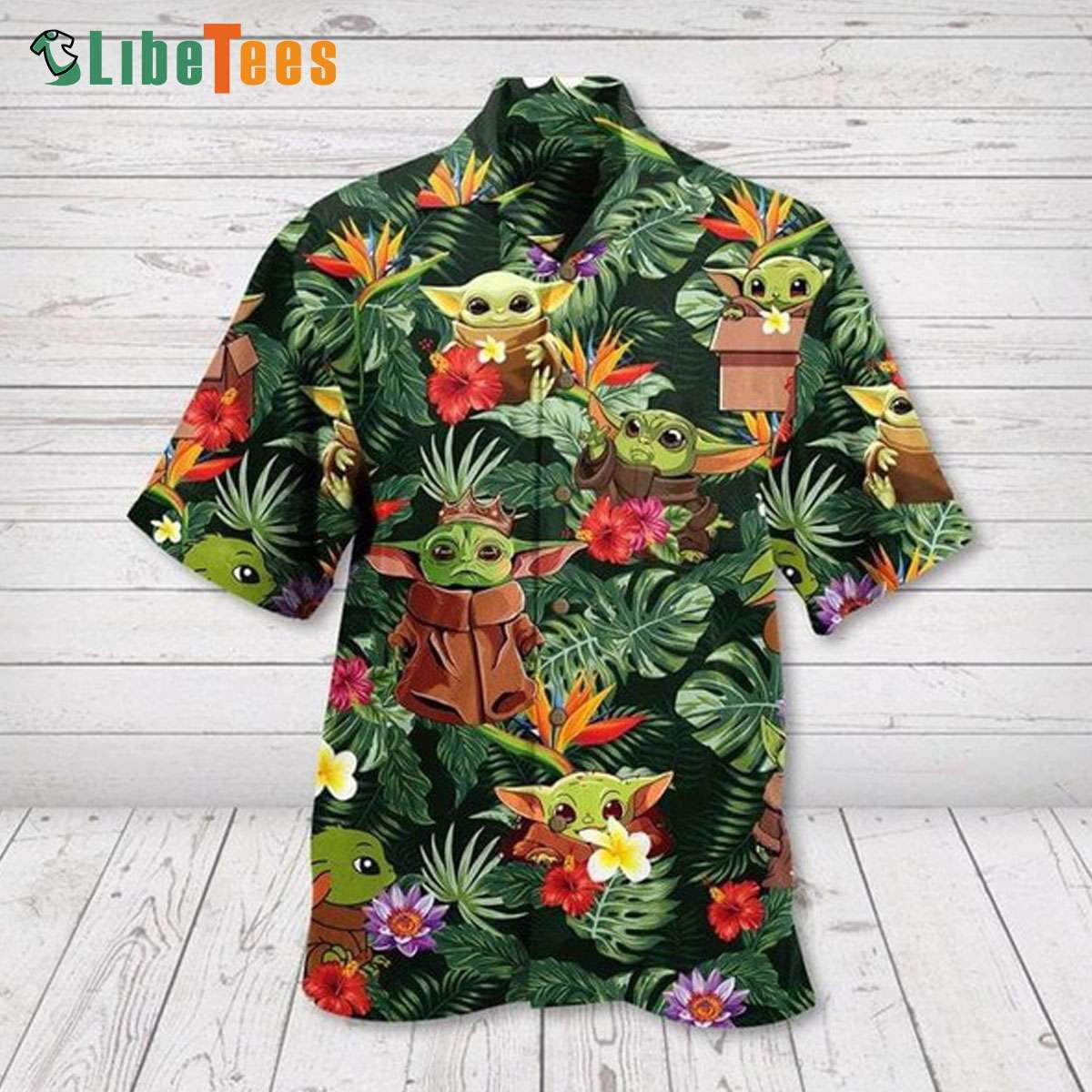 Baby Yoda Star Wars Hawaiian Shirt Perfect Gifts For Your Loved Ones