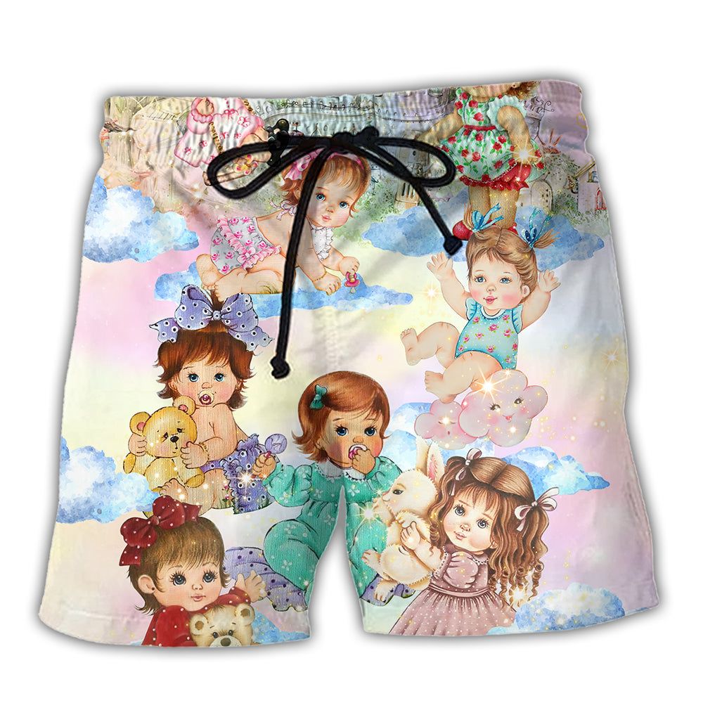Babysitter – World Around Babysitter So Beautiful Cute Trendy Aloha Hawaiian Beach Shorts Babysitter – World Around Babysitter So Beautiful Cute Trendy Aloha Hawaiian Beach Shorts