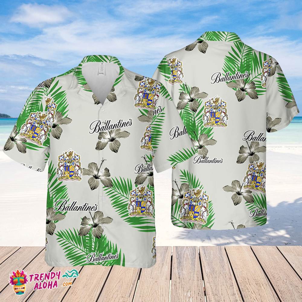 Ballantines Hawaiian Hibiscus Flower Pattern,Tropical Beach Shirt, Hawaiian Flower Shirt, Hawaiian Beer Shirt Ballantines Hawaiian Hibiscus Flower Pattern,Tropical Beach Shirt, Hawaiian Flower Shirt, Hawaiian Beer Shirt
