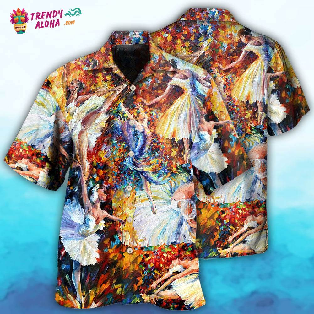 Ballet Beautiful Mix Color Art Hawaiian Shirt – Trendy Aloha