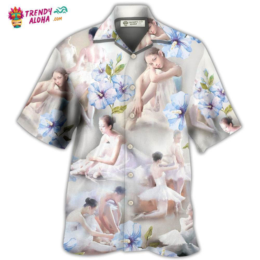 Ballet Dance Floral Hawaiian Shirt – Trendy Aloha