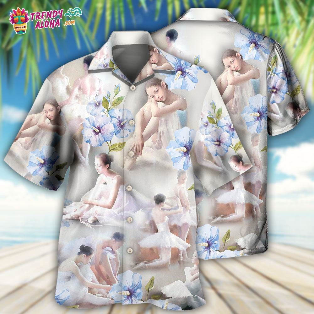 Ballet Dance Floral Hawaiian Shirt – Trendy Aloha