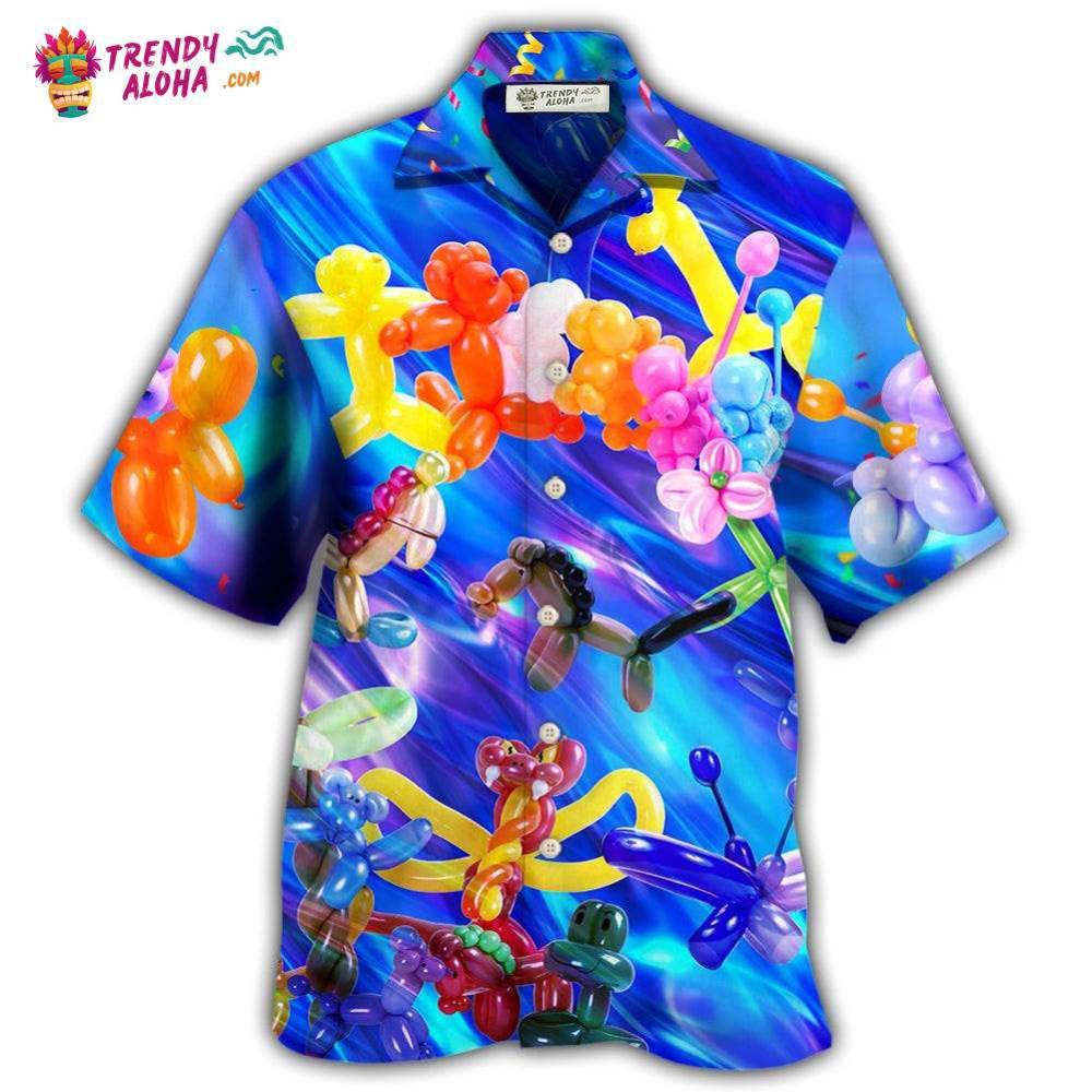 Balloon Modelling Amazing Colorful Hawaiian Shirt – Trendy Aloha Balloon Modelling Amazing Colorful Hawaiian Shirt – Trendy Aloha
