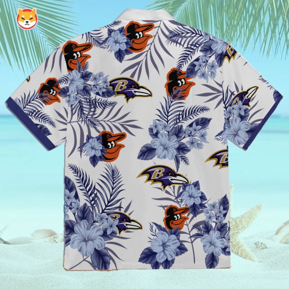 Baltimore Ravens Baltimore Orioles Hawaiian Shirt