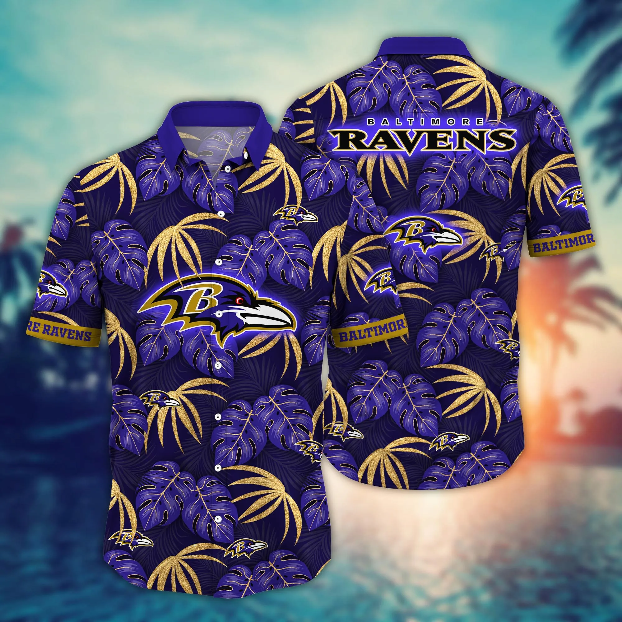 Baltimore Ravens NFL Hawaiian Shirt Air Conditioning Aloha Shirt Baltimore Ravens NFL Hawaiian Shirt Air Conditioning Aloha Shirt