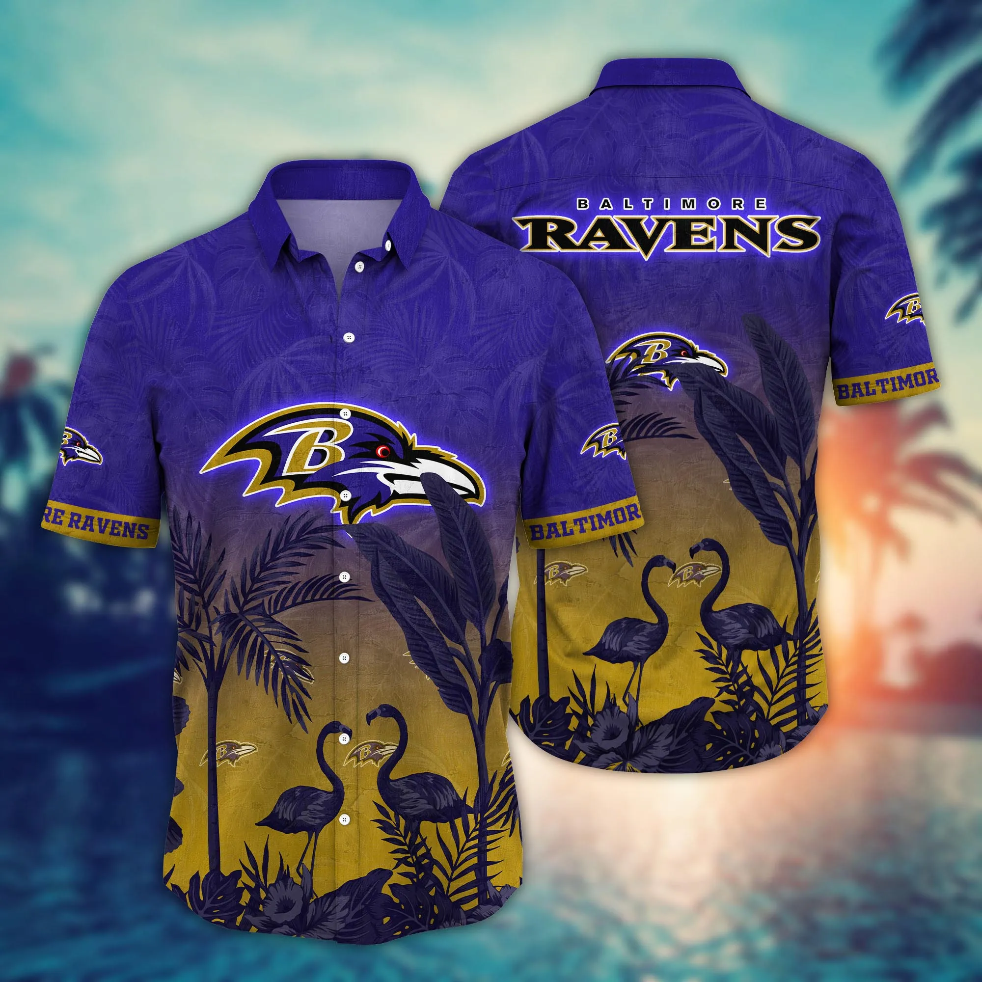 Baltimore Ravens NFL Hawaiian Shirt Sunscreentime Aloha Shirt