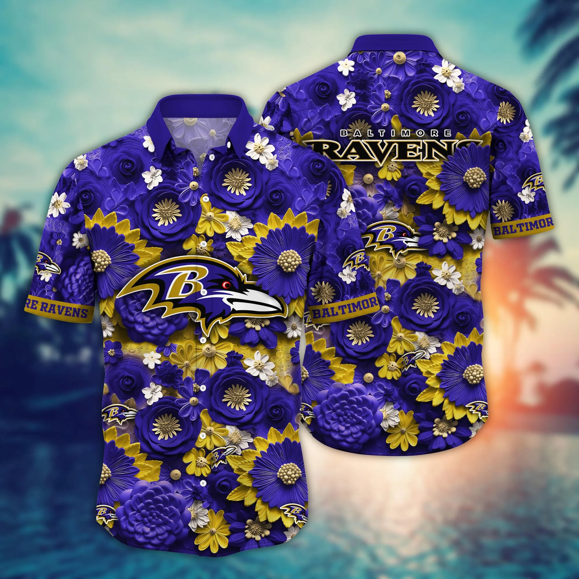 Baltimore Ravens NFL Hawaiian Shirt Trending For This Summer Customize Shirt Any Team Baltimore Ravens NFL Hawaiian Shirt Trending For This Summer Customize Shirt Any Team