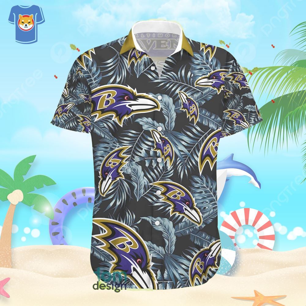 Baltimore Ravens S Mens Summer Holiday Beach Gift Hawaiian Shirt For Men And Women
