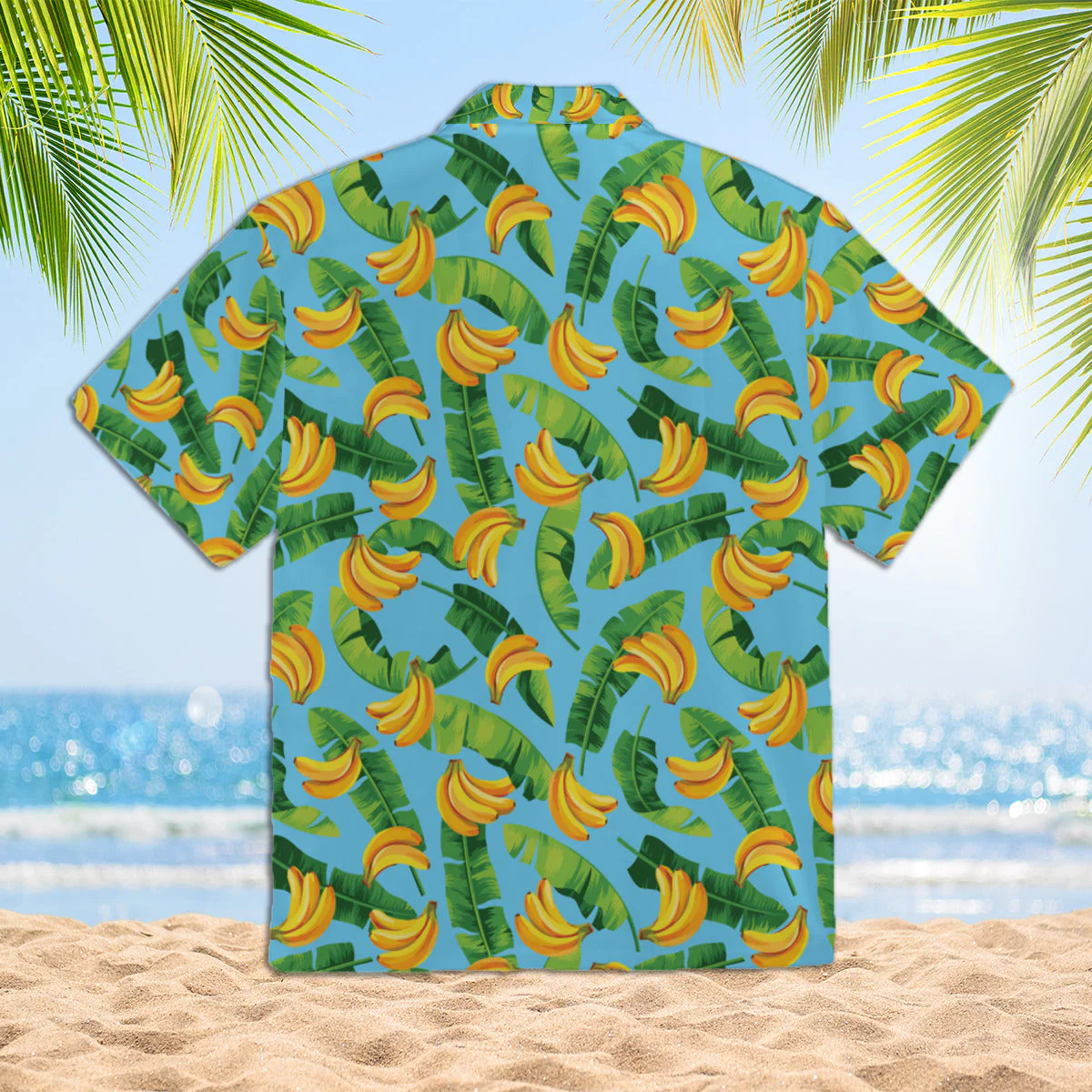 Banana Leaves Pattern Trendy Hawaiian Shirt For Aloha Shirt
