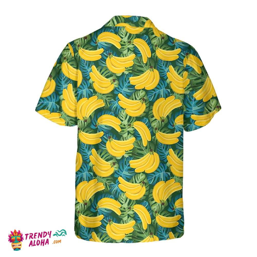 Banana Tropical Pattern Hawaiian Shirt, Funny Banana Shirt For Adults, Banana Pattern Shirt