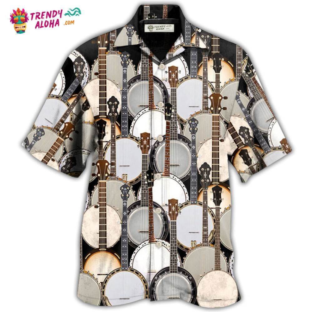 Banjo Love Music Pattern Hawaiian Shirt – Trendy Aloha Banjo Love Music Pattern Hawaiian Shirt – Trendy Aloha