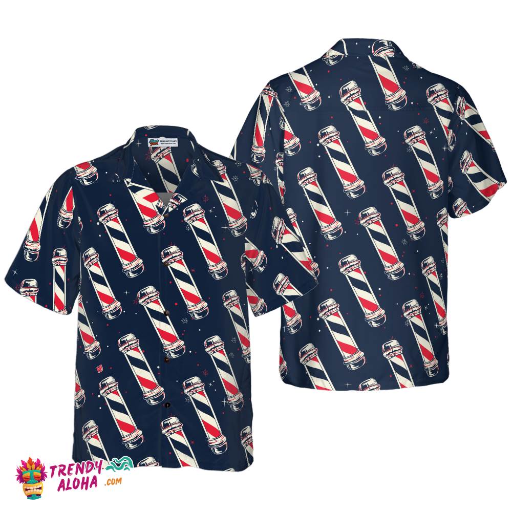Barber Pole Hawaiian Shirt Barber Pole Hawaiian Shirt