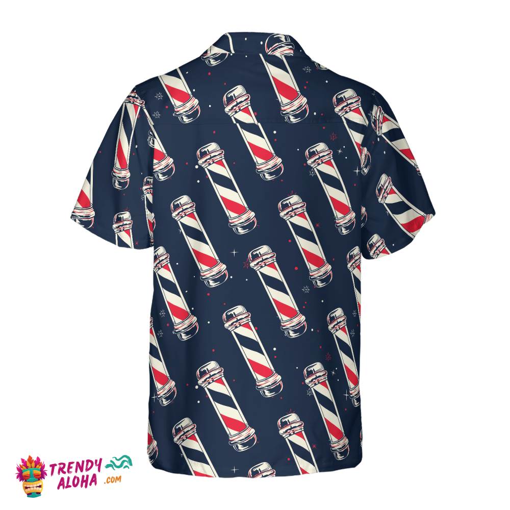 Barber Pole Hawaiian Shirt