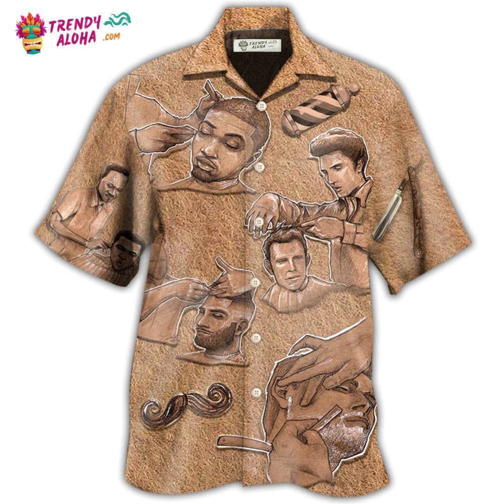 Barber Style Hawaiian Shirt – Trendy Aloha Barber Style Hawaiian Shirt – Trendy Aloha