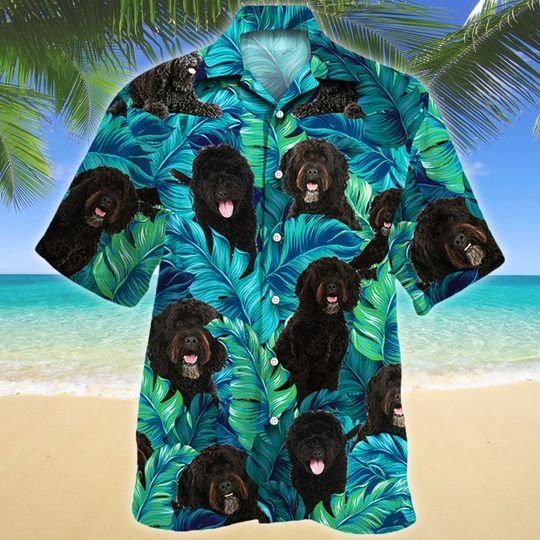 Barbet Dog Lovers Hawaiian Style For Summertime All Printed 3D Hawaiian Shirt