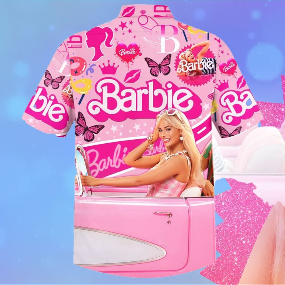 Barbie Movie Bachelorette Party Hawaiian Shirt