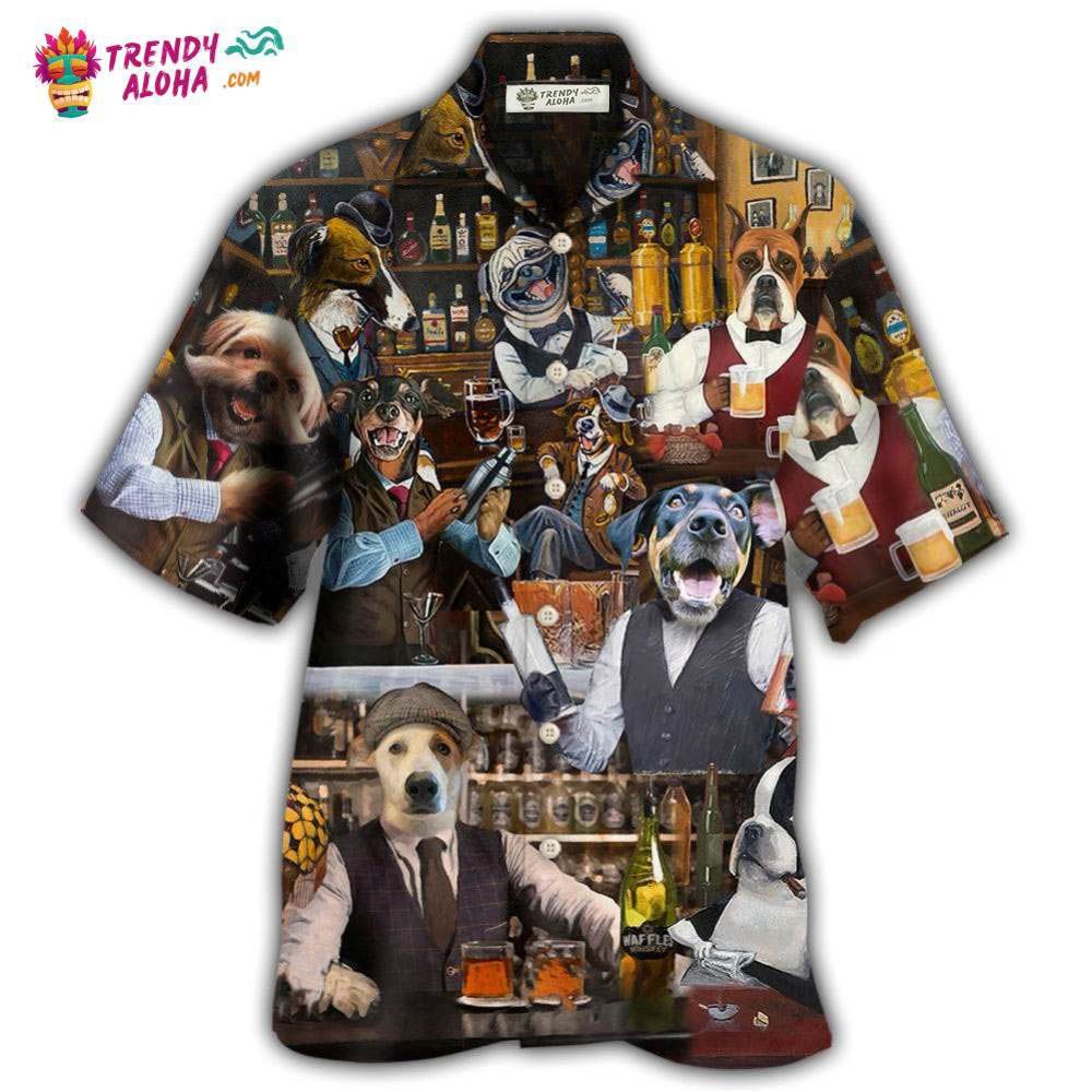 Bartender Dog Mixologist Job Is Never Done Hawaiian Shirt – Trendy Aloha Bartender Dog Mixologist Job Is Never Done Hawaiian Shirt – Trendy Aloha