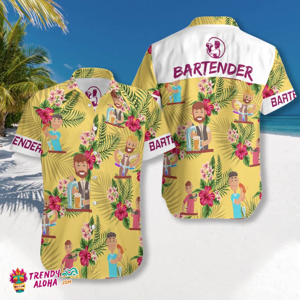 Bartender Hawaiian Shirt Bartender Hawaiian Shirt