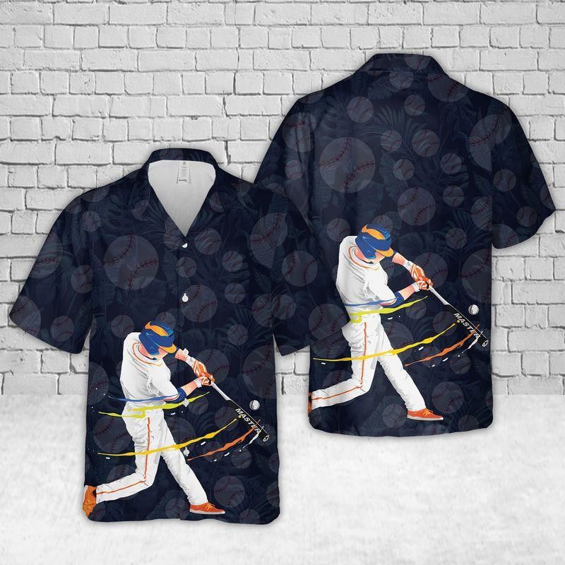 Baseball Batter Trendy Hawaiian Shirt For
