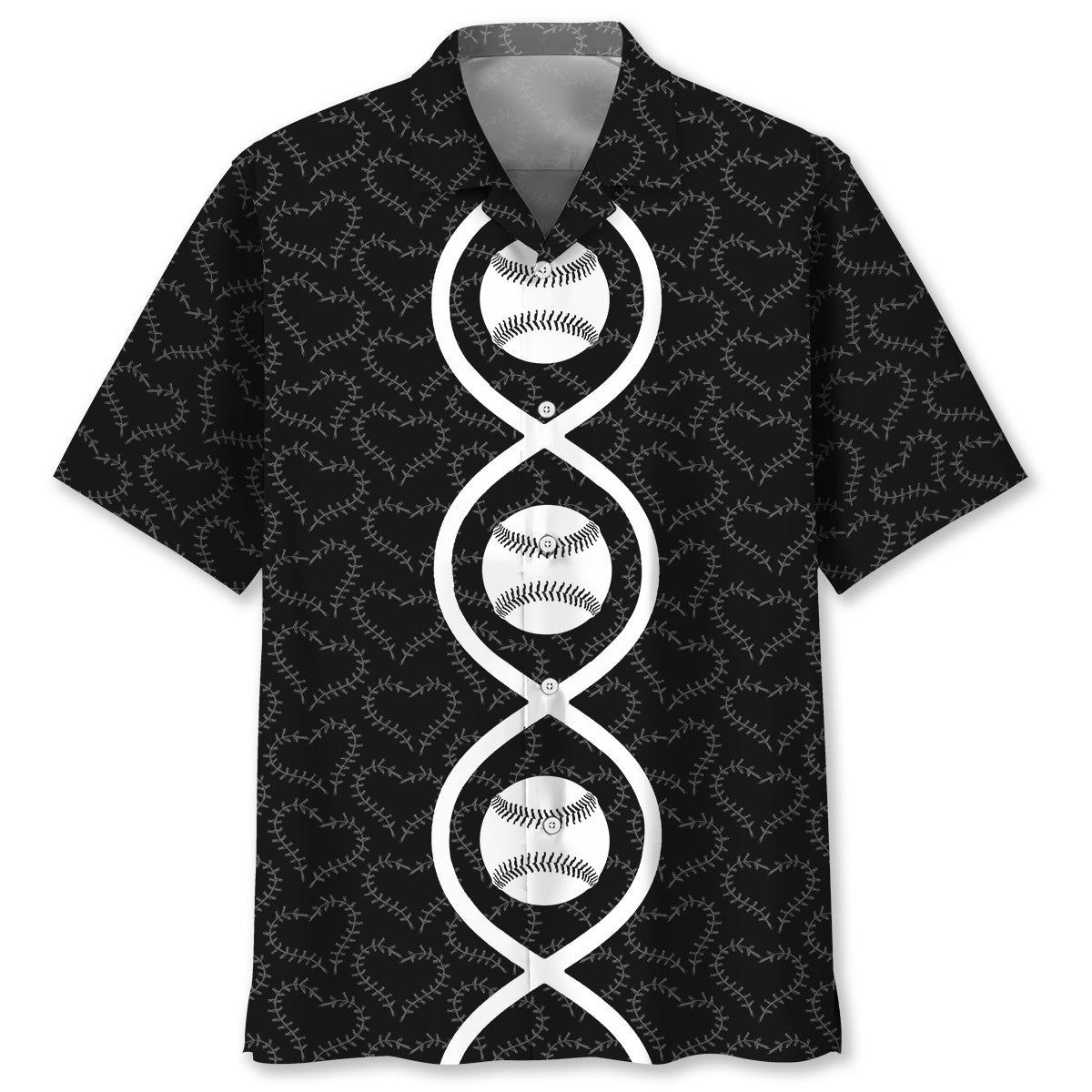 Baseball Dna Trendy Hawaiian Shirt