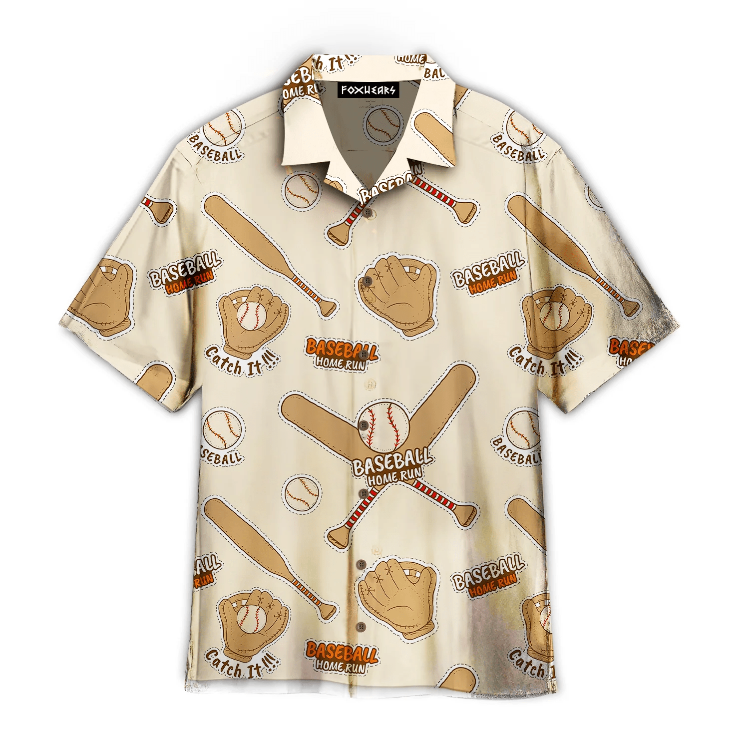 Baseball Home Run Hawaiian Shirt For Aloha Shirt