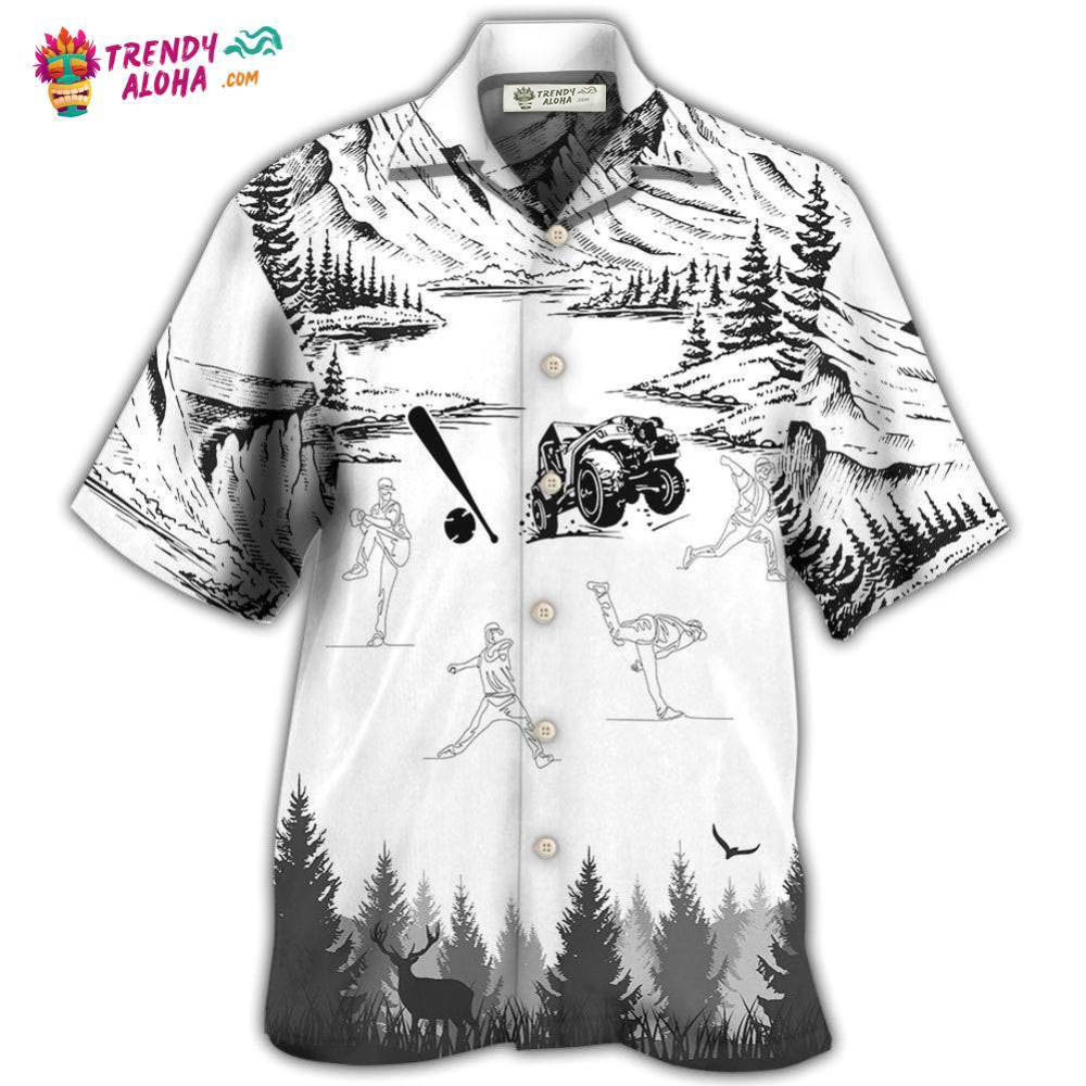 Baseball I Like Jeeps And Baseball Hawaiian Shirt – Trendy Aloha