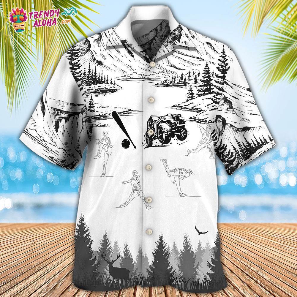 Baseball I Like Jeeps And Baseball Hawaiian Shirt – Trendy Aloha