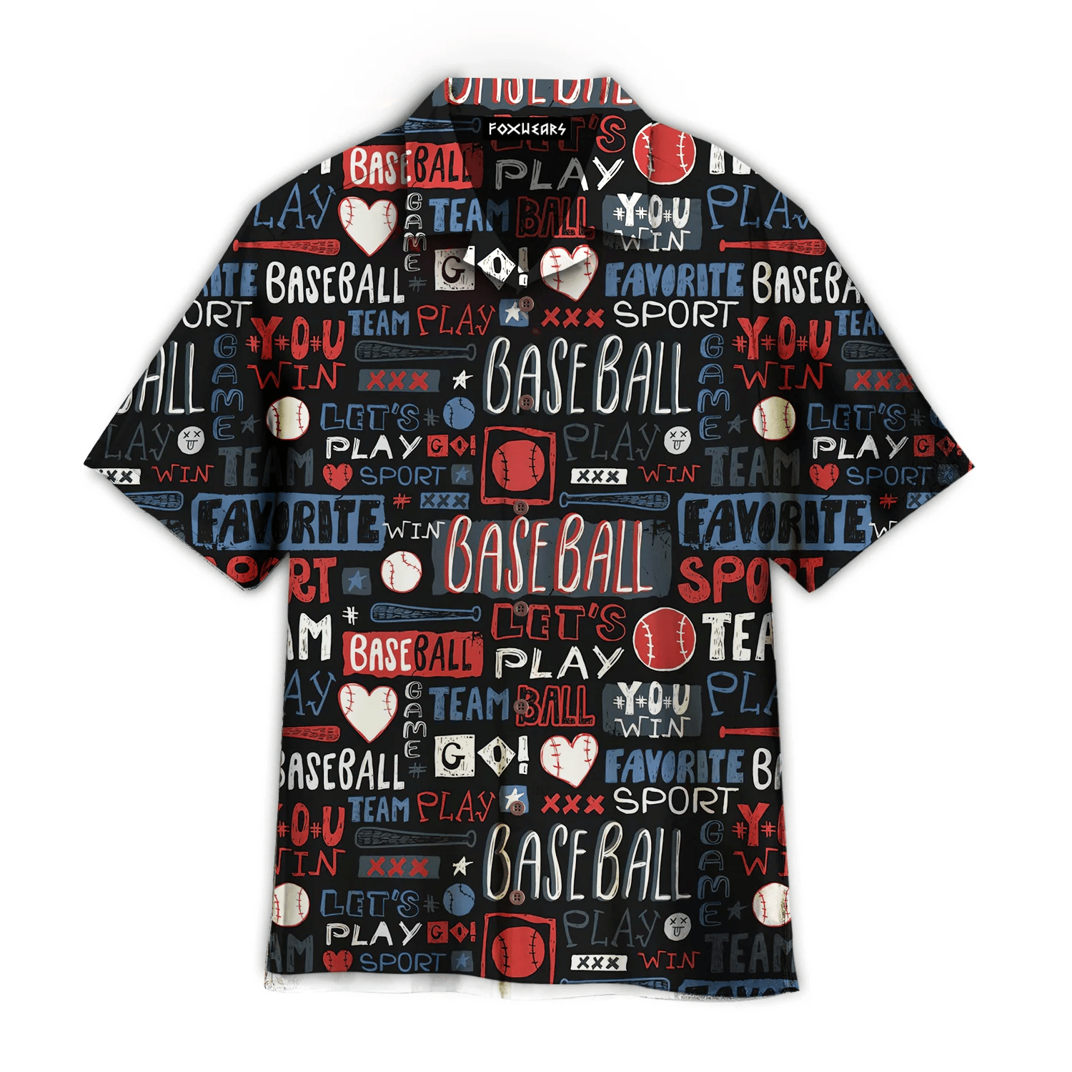 Baseball Lets Play Hawaiian Shirt For Aloha Gift Shirt