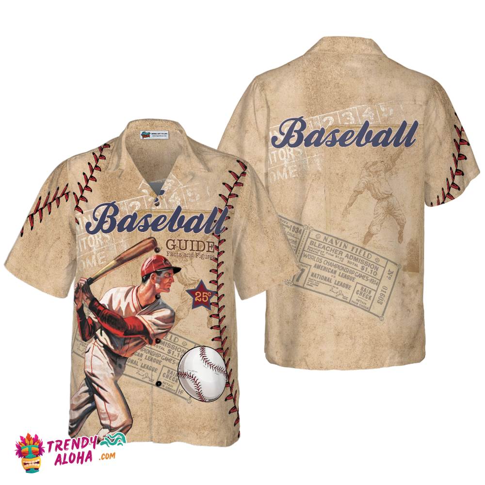 Baseball National League Hawaiian Shirt