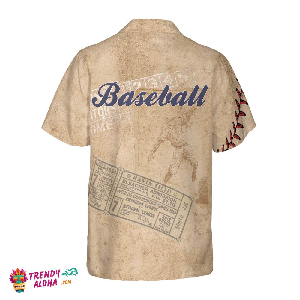Baseball National League Hawaiian Shirt