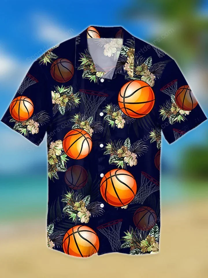 Basketball Basketball Tropical Trendy Hawaiian Shirt, Summer Gift, Trendy Hawaiian Shirts For Men, Aloha Beach Shirt Basketball Basketball Tropical Trendy Hawaiian Shirt, Summer Gift, Trendy Hawaiian Shirts For Men, Aloha Beach Shirt