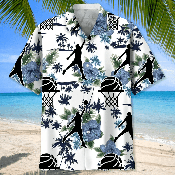 Basketball Hawaiian Nature Trendy Hawaiian Shirt For Men, Basketball Player Shirt, Basketball Gifts Basketball Hawaiian Nature Trendy Hawaiian Shirt For Men, Basketball Player Shirt, Basketball Gifts