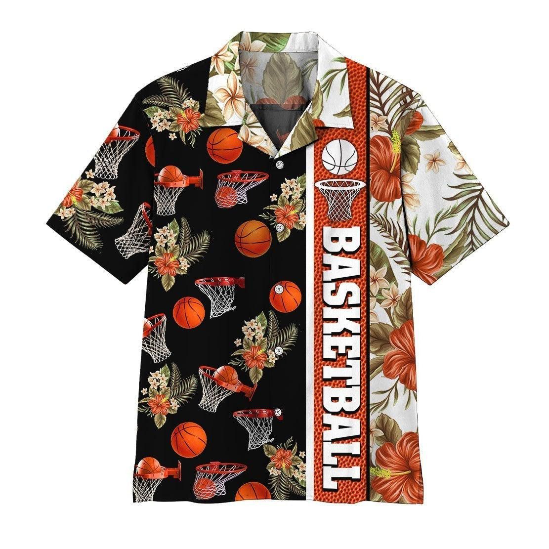 Basketball Trendy Hawaiian Shirt Adult Basketball Trendy Hawaiian Shirt Adult