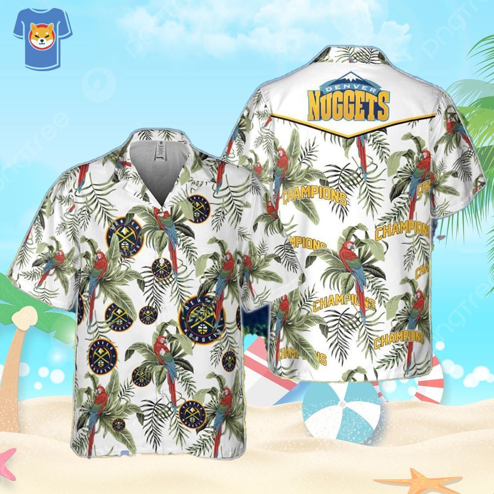 Basketball Tropical Champions Design Hawaiian Shirt Basketball Tropical Champions Design Hawaiian Shirt