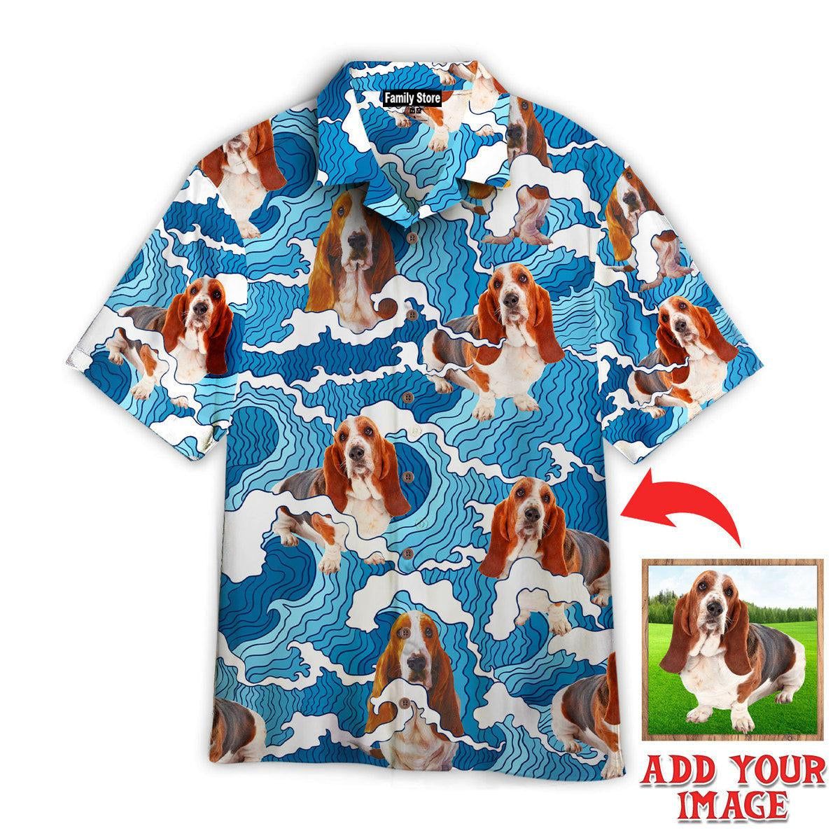 Basset Hound Dog Custom Hawaiian Shirt