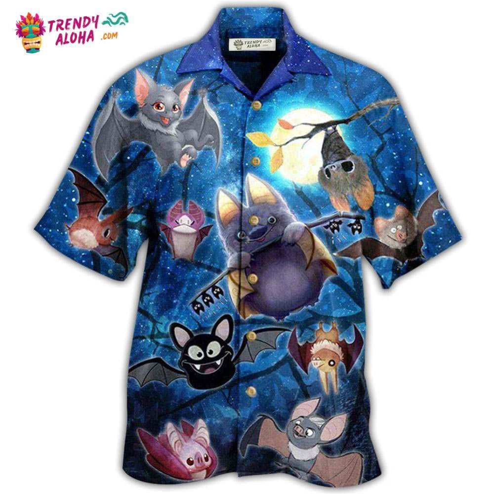 Bat Cute Bats Of The Night Not Scared But Cute Hawaiian Shirt – Trendy Aloha Bat Cute Bats Of The Night Not Scared But Cute Hawaiian Shirt – Trendy Aloha