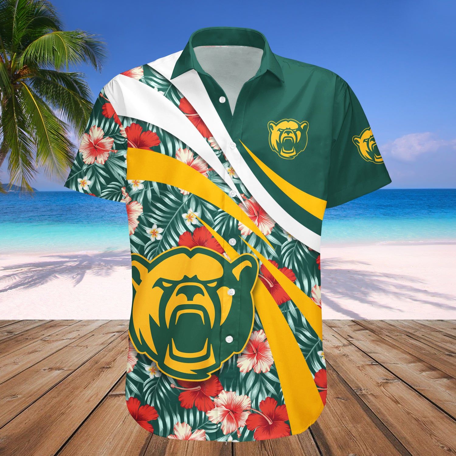 Baylor Bears Hawaii Shirt Hibiscus Sport Style – NCAA
