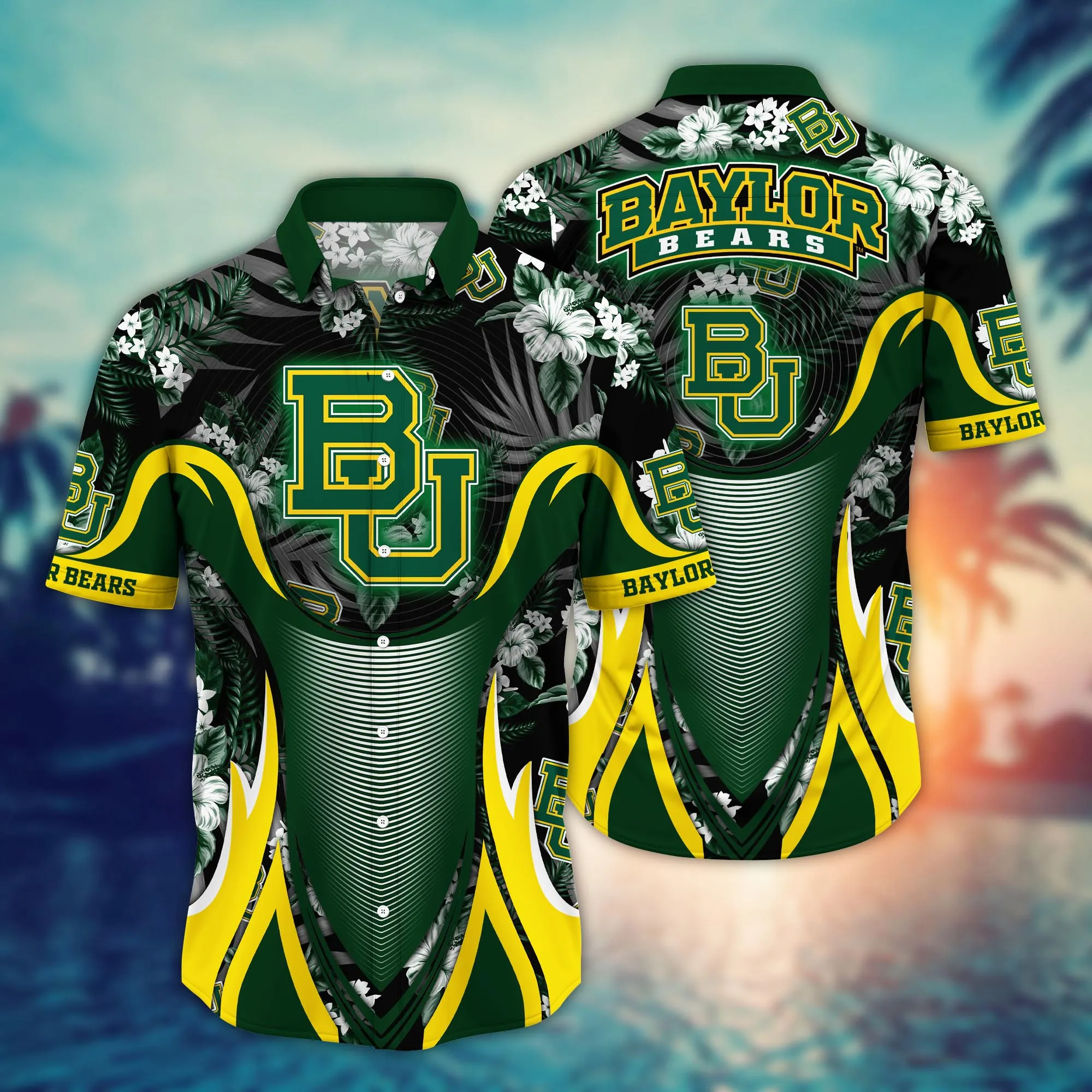 Baylor Bears NCAA Hawaiian Shirt Dry Season Aloha Shirt Baylor Bears NCAA Hawaiian Shirt Dry Season Aloha Shirt
