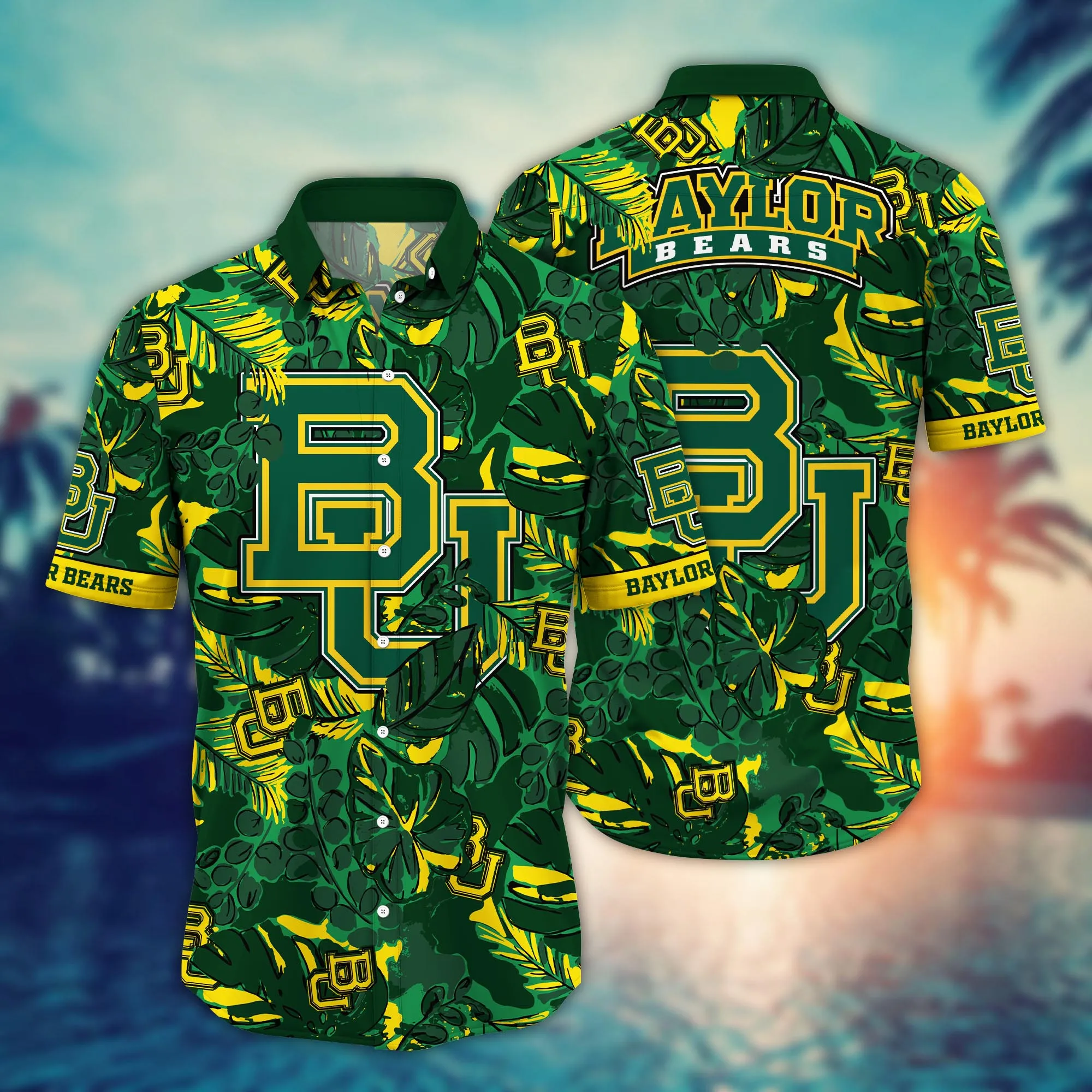Baylor Bears NCAA Hawaiian Shirt Mid-Year Aloha Shirt Baylor Bears NCAA Hawaiian Shirt Mid-Year Aloha Shirt