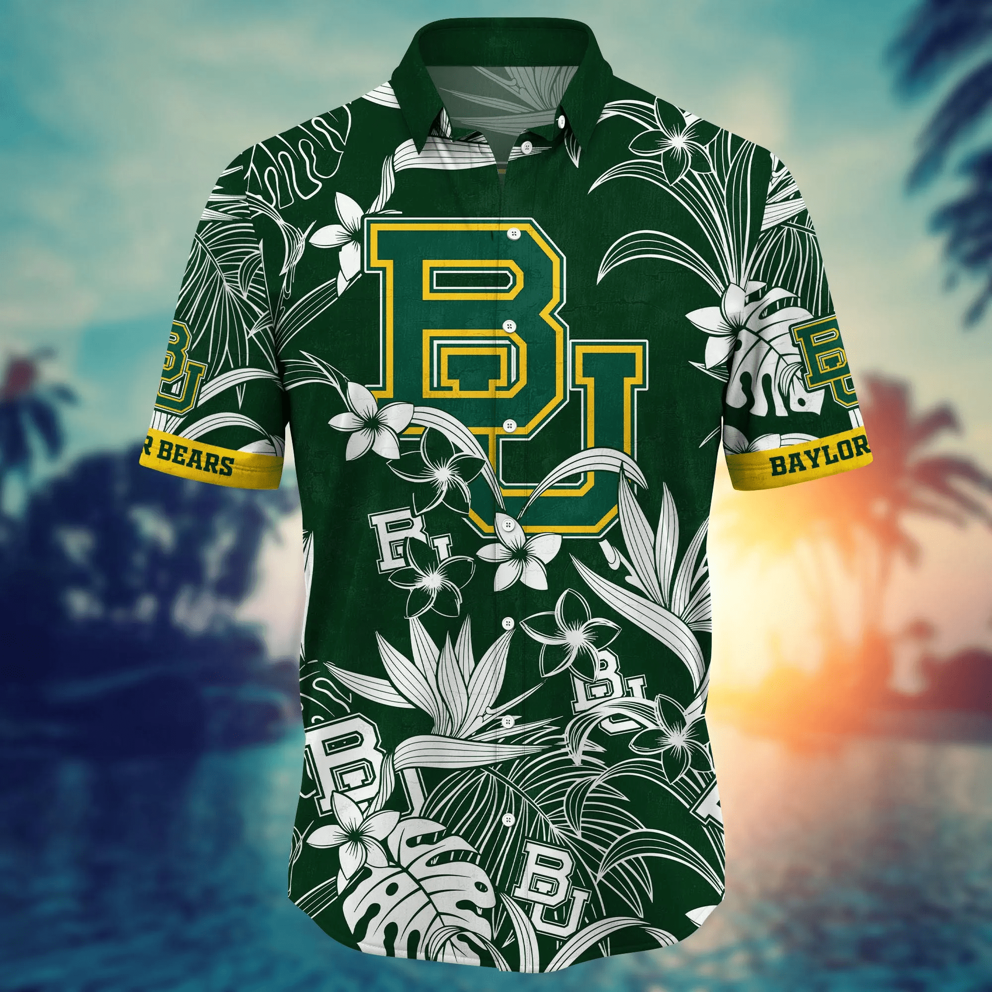 Baylor Bears NCAA Hawaiian Shirt Music Festivalstime Aloha Shirt