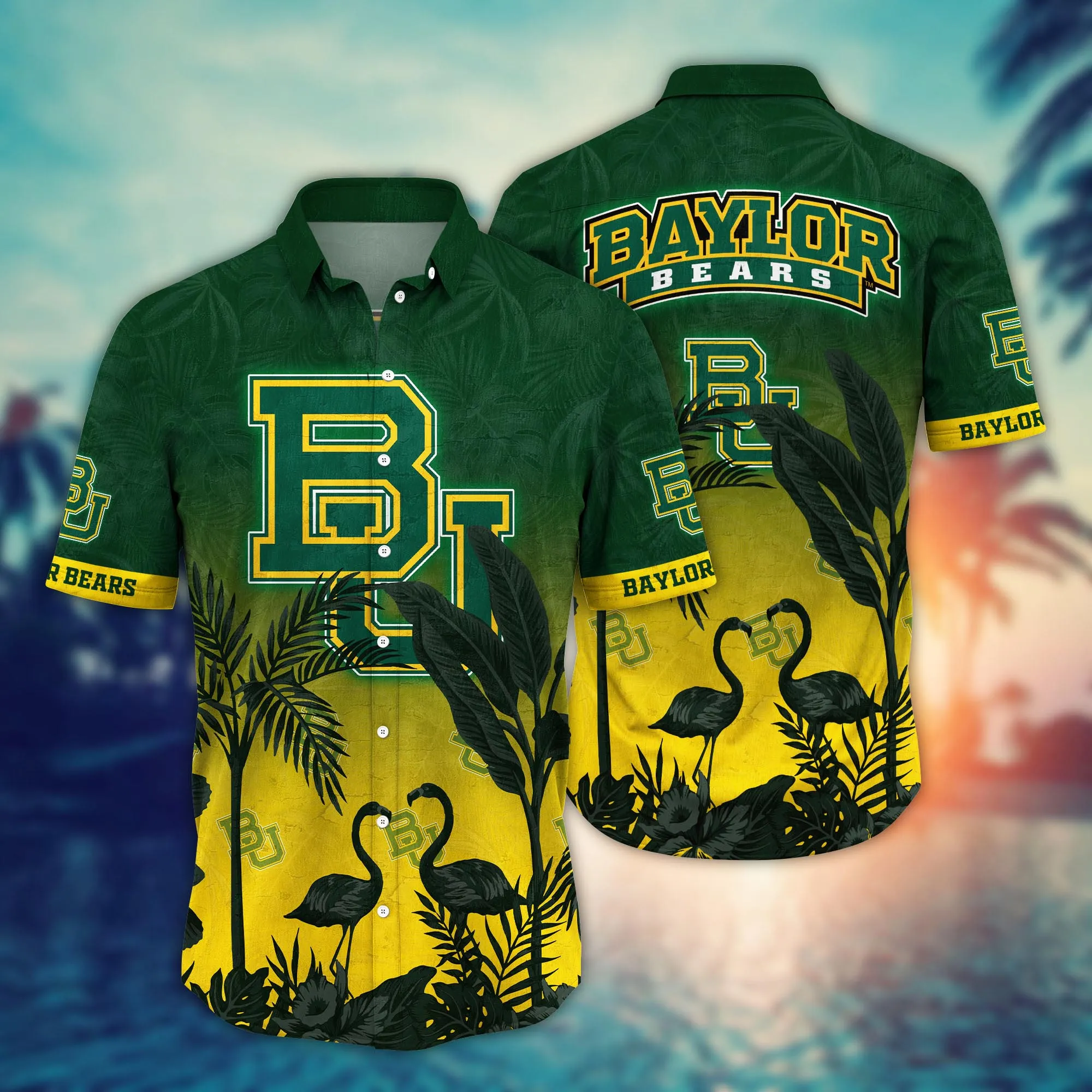 Baylor Bears NCAA Hawaiian Shirt Sea Breezetime Qualifying Match Shirts Baylor Bears NCAA Hawaiian Shirt Sea Breezetime Qualifying Match Shirts