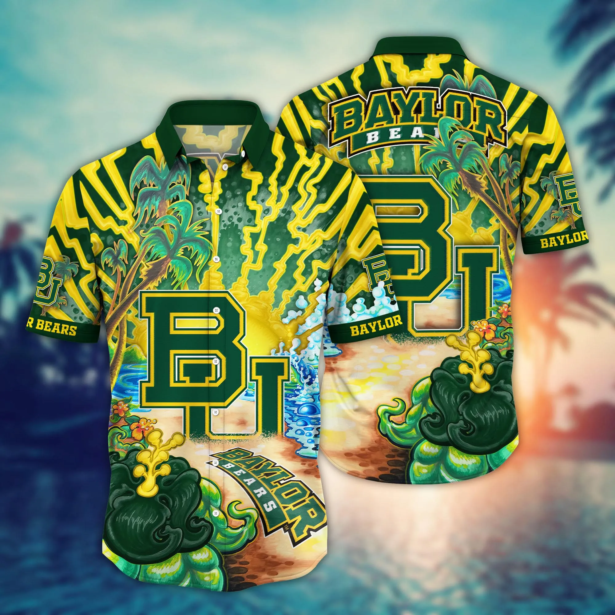 Baylor Bears NCAA Hawaiian Shirt Sprinklerstime Aloha Shirt Baylor Bears NCAA Hawaiian Shirt Sprinklerstime Aloha Shirt