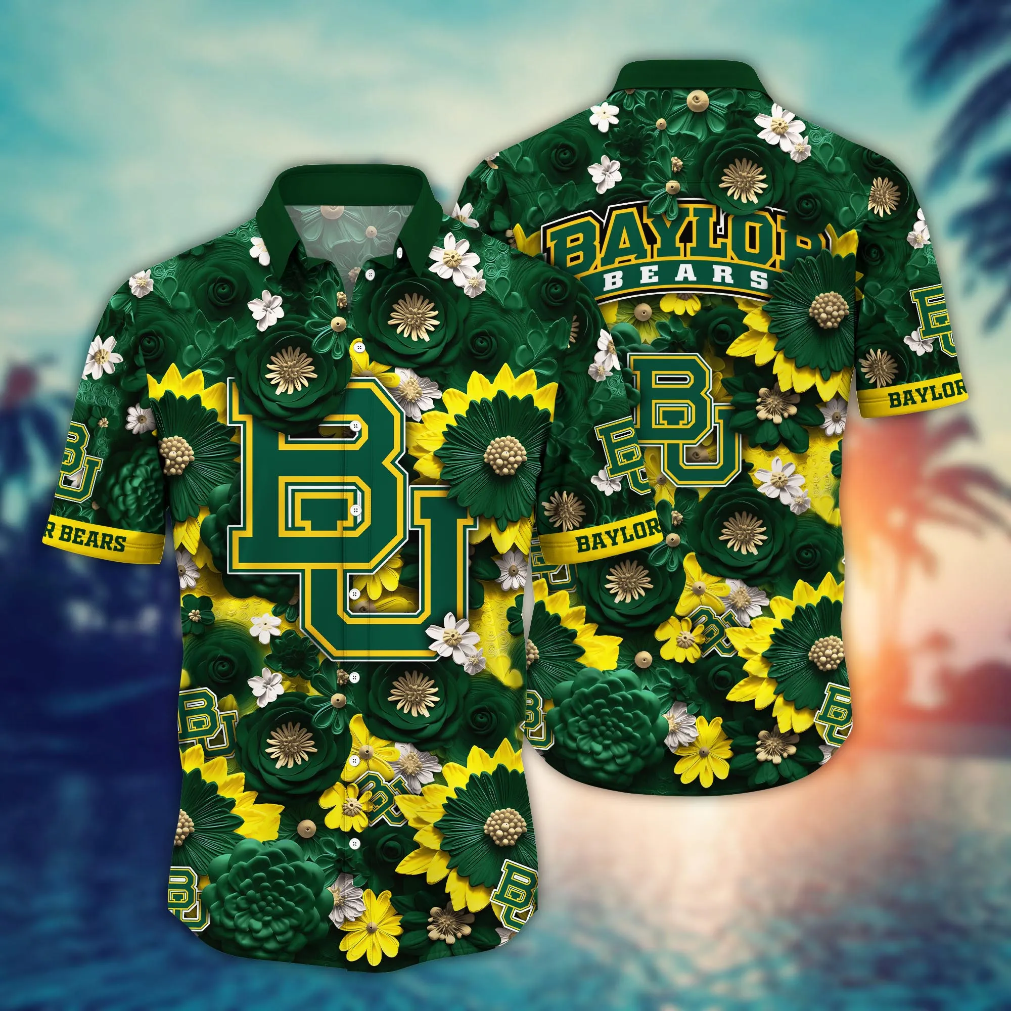 Baylor Bears NCAA Hawaiian Shirt Trending For This Summer Customize Shirt Any Team
